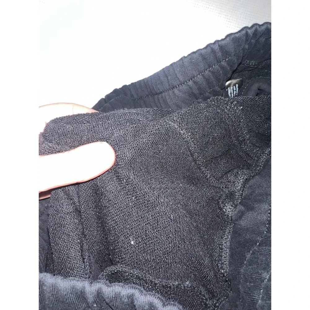 American Tall Joggers Sweatpants Mens Medium Tall Black Drawstring - Picture 5 of 11